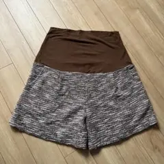 マタニティ ハイウエストショートパンツ M