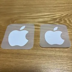 Appleロゴ ステッカー 2枚セット