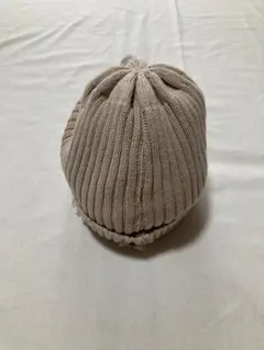 【美品】コットン ダメージ加工 ニット帽 ビーニー ワッチキャップ