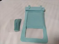 スマートフォン用 防水ケース グリーン ストラップ付