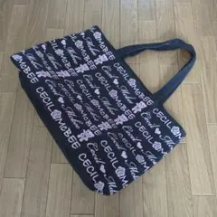 CECIL McBEE トートバッグ ロゴプリント