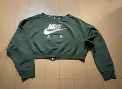 NIKE クロップドスウェット M オリーブグリーン　美品