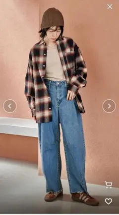 週末限定お値下げ　FREAK'S STORE今季　未使用 ネルチェックシャツ