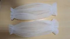 ホワイト メッシュ つけ袖