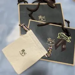 IL BISONTE ショップ袋と巾着袋セット