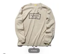 #FR2DOKO? ボックスロゴ　ロンT ベージュ