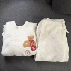 ジェラピケ【ONLINE限定】ベビモコベアさがらプルオーバー&ロングパンツセット