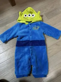 エイリアンフード付きロンパース 50-70cm