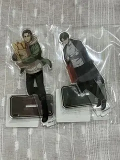 進撃の巨人 エレン リヴァイ アクリルスタンド コラボカフェ