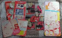ハイキュー ファンパーク クリアカード シール コースター 音駒セット