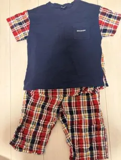 mou jonjon セットアップ　120男の子　ハーフパンツ　Tシャツのサムネイル
