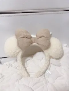 Disney ♡ ミニーちゃんカチューシャ ボア