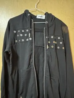 DIESEL 黒 フード付きパーカー