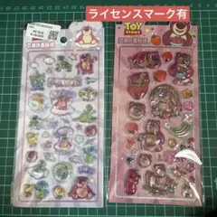 トイストーリー　ロッツォ　ぷくぷくシール　3Dステッカー（ライセンス）