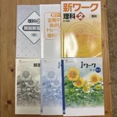 iワーク アイワーク 新ワーク 中2 理科 セットのサムネイル