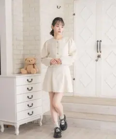 エムズエキサイト ems excite バックレースアップミニスカート