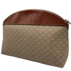 CELINE/セリーヌ マカダム柄 ポーチ クラッチバッグ ヴィンテージ
