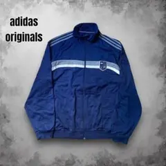 00s adidas ビッグサイズ トラックジャケット 刺繍 エンブレム USA