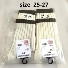 UNIQLO アニヤハインドマーチ ヒートテック　ソックス　ホワイト2足セット