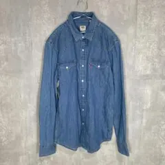 リーバイス Levi's クラシック ウエスタンシャツ デニムシャツ Sサイズ