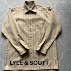 LYLE & SCOTT 長袖シャツ ベージュ ストライプのサムネイル