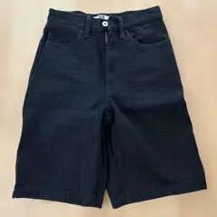 UNIQLO U デニムショートパンツ ブラック 22(56cm)