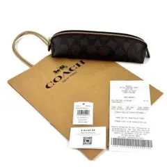 COACH、コーチ、シグネチャー ペンケース CZ206、筆箱、大人っぽい、総