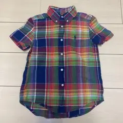 Ralph Lauren チェックシャツ 半袖  size:4