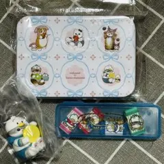 当時品　モフサンド　あひるのペックル　消しゴム　缶入りメモ　キャラクター大賞のサムネイル