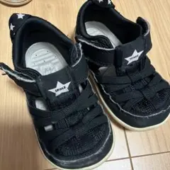 イフミー　IFME ブラックサンダル 14.5センチ