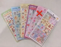 【正規品】ボンボンドロップシール ディズニー　5種セット