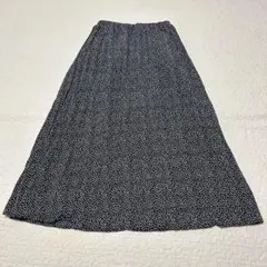 エヘカソポ　総柄ロングフレアスカート F　ウエストゴム　a1829のサムネイル