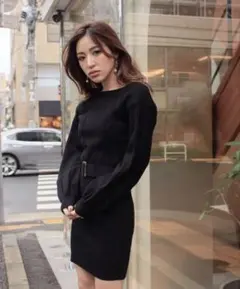 RIPSERVICE ニットワンピース