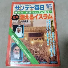 サンデー毎日　臨時増刊　第三次石油ショックが来る！　緊急 燃えるイスラム