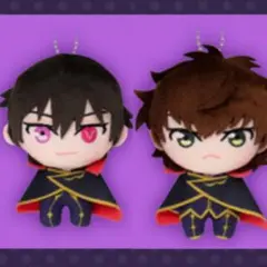 コードギアス 反逆のルルーシュ ぷれちゃす ぬいぐるみ 黒の騎士団 全