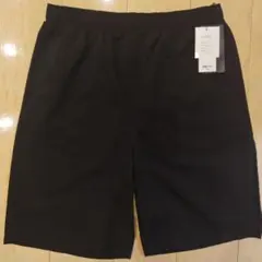 【新品】ハーフパンツ ブラック LLサイズ ポリエステル100%