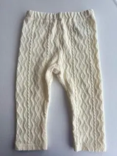 BeBe べべ　ベビー レギンス サイズ80 アイボリー