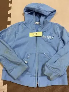 familiar 水色 パーカー 110cm 値下げ