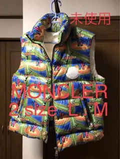 2 未使用 正規 本物 MONCLE ダウンベスト L M 20万 ジャケット