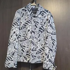 ZARA ボタニカル柄 ジャケット
