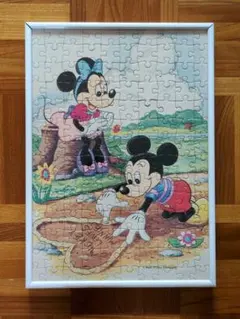 美品【ジグソーパズル】Disney ミッキー ミニー レトロ 昭和 ディズニーのサムネイル