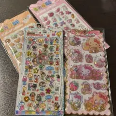 正規品　キティ　ウォーターシール　ジュエルプチドロップ　ワンダフルフレンズ