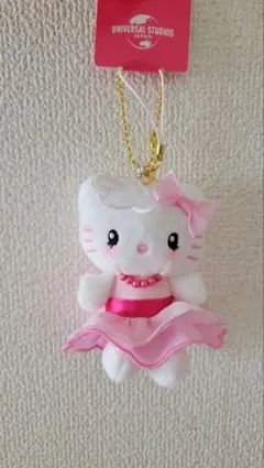 新品タグ付きユニバ USJ ハローキティ キーホルダー ぬいぐるみ お土産