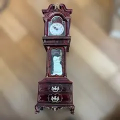 クラシック赤木製置時計 約30cm