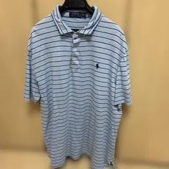 Polo Ralph Lauren ストライプ ポロシャツ XL