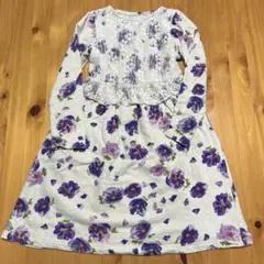 ハッカキッズ　厚手ワンピース　120