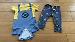 ユニバーサルスタジオジャパン ミニオンロンパース GAP ディズニーパンツのサムネイル