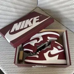 エアジョーダン ハイカット スニーカー 赤白