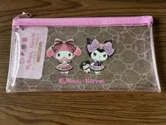 マイメロディ　クロミ　ラメポーチ　おまけステッカー付き