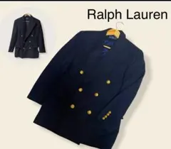 80s Ralph Lauren 三角タグ 金ボタン 紺ブレ テーラー ダブル - メルカリ